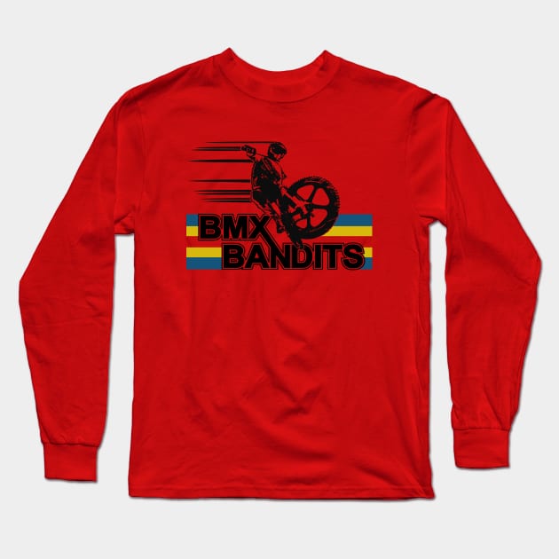 Mod.5 BMX Bandits Bikers Long Sleeve T-Shirt by parashop